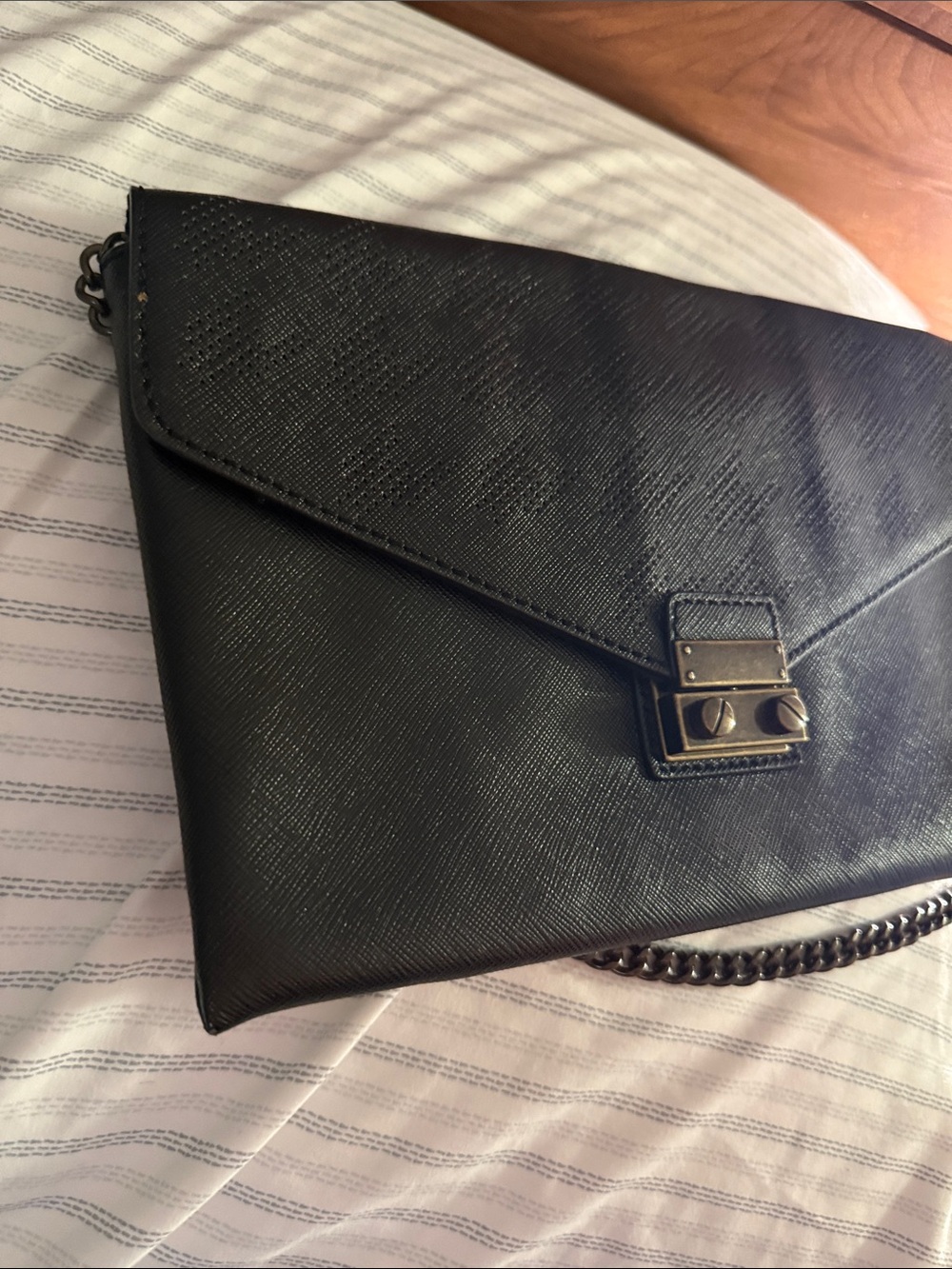 J. CREW Factory Envelope Chain Strap Shoulder Bag - Picture 3 of 10